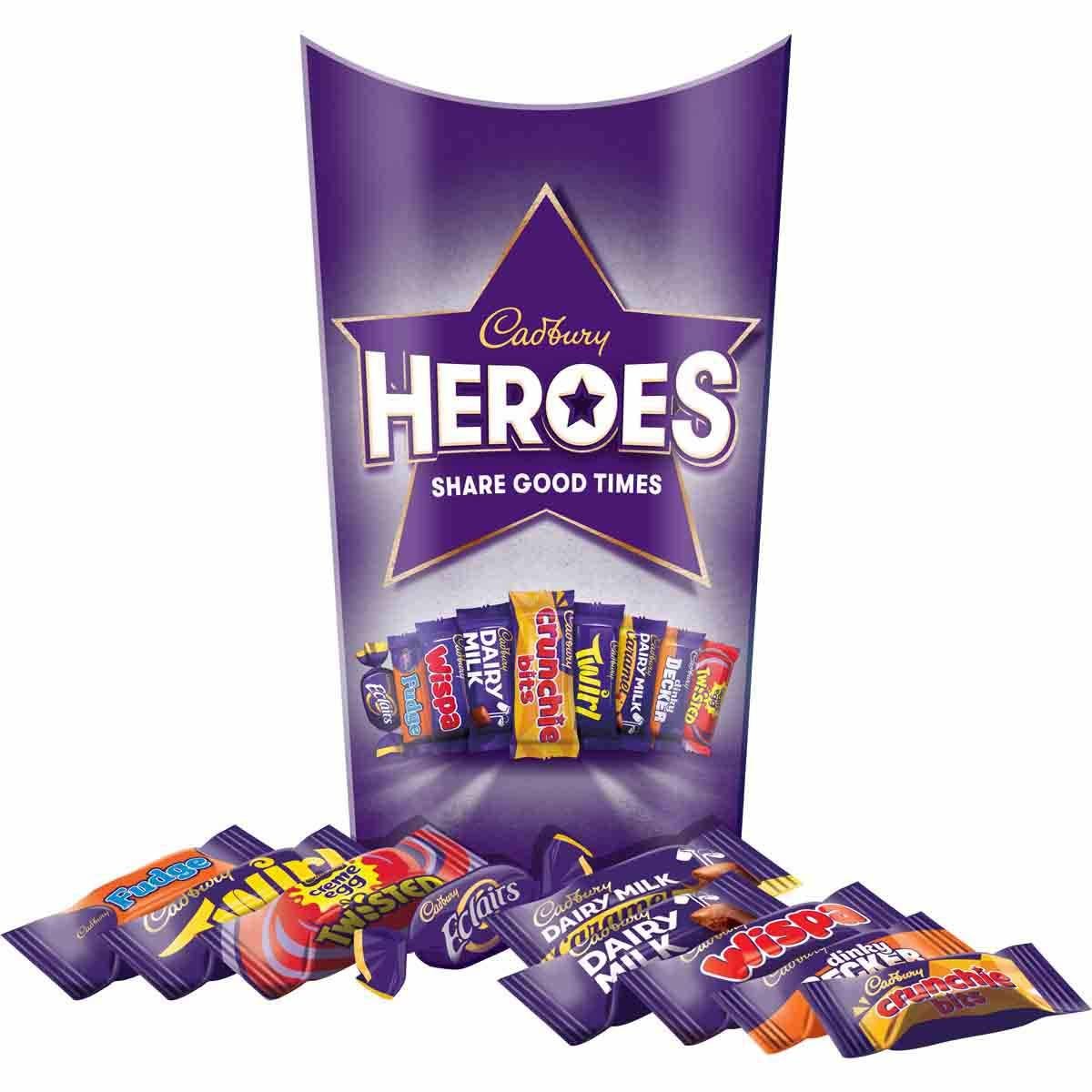 Cadbury Heroes Chocolate Box Carton 290g - Christmas Gifting