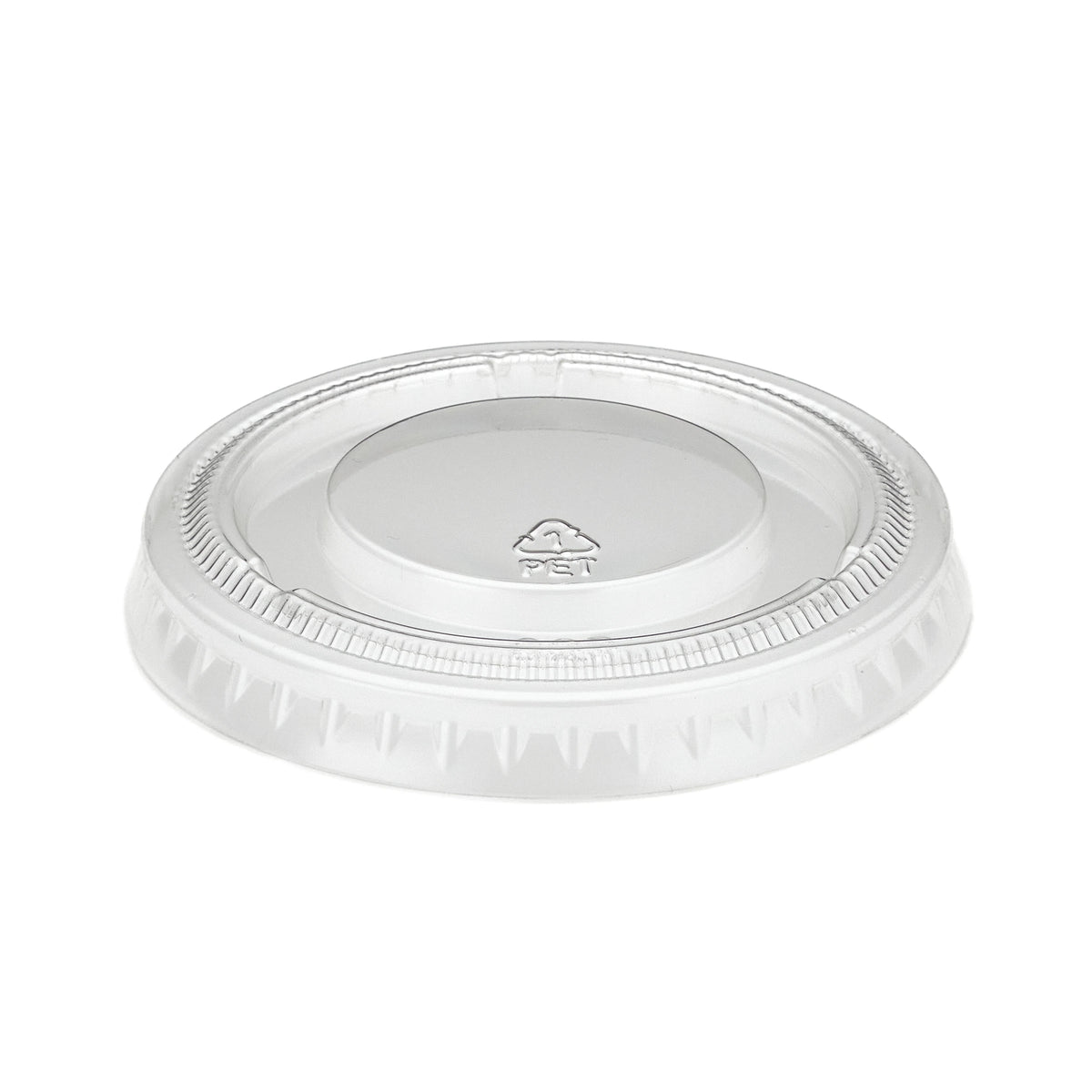 2oz Clear PET Portion Pot Lids - Case of 2500