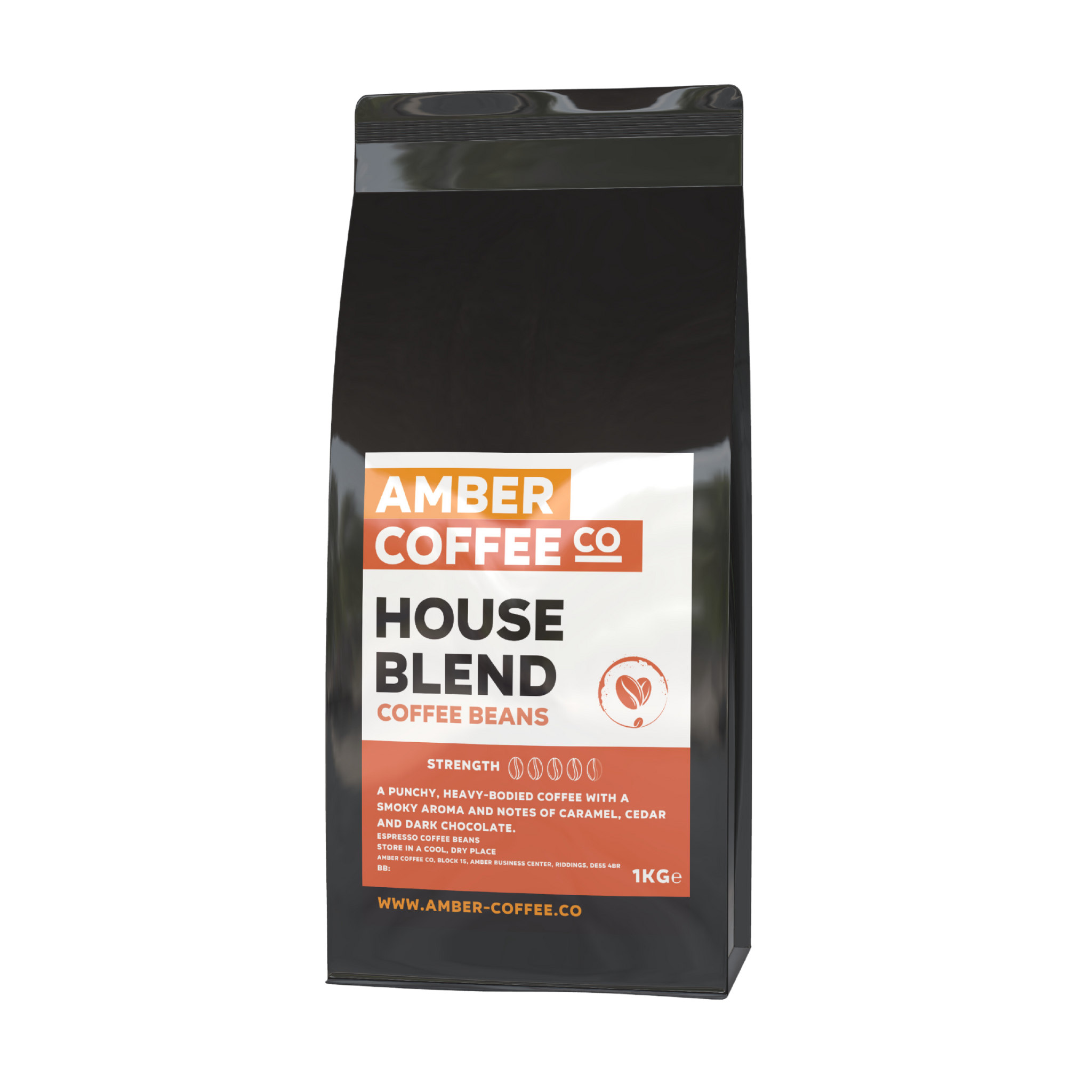 Amber Coffee Co - House Blend - Premium Coffee Beans (Full Case or 1KG Bags)