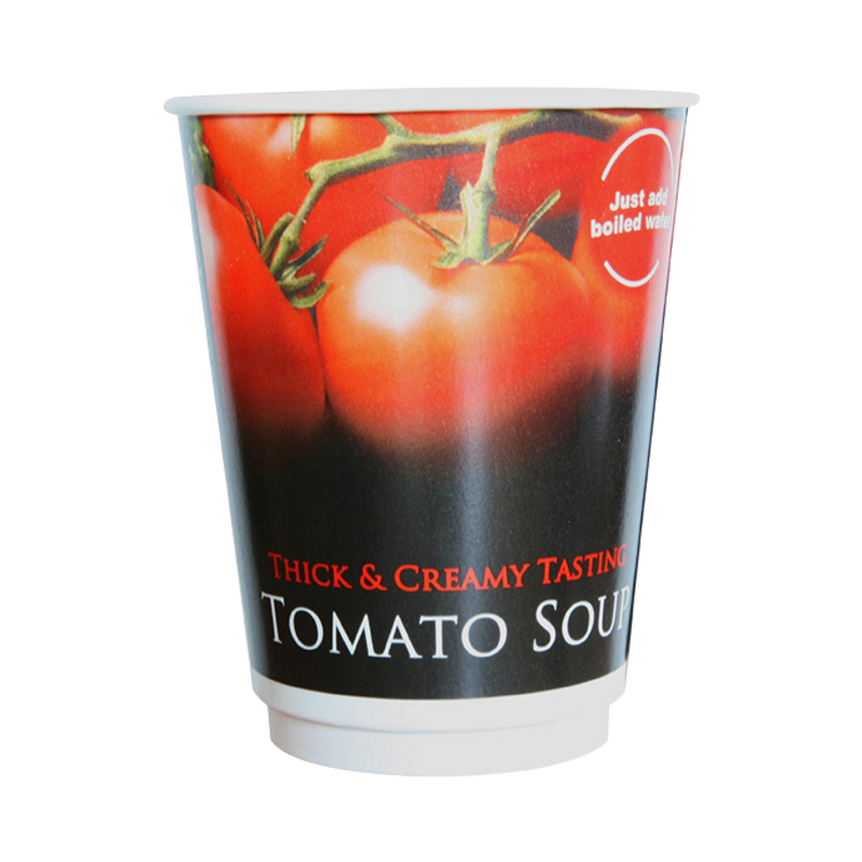 12oz Foil Sealed Drinks - Tomato Soup - Nescafe & Go Compatible (Pack of 10 Cups)