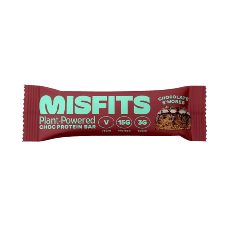 Misfits Vegan Chocolate S’mores Protein Bars - (12 x 48g) - Vending Superstore