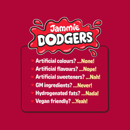 Jammie Dodgers Mini Snack Packs - 4 Biscuits Per Pack 20g (Box of 170)