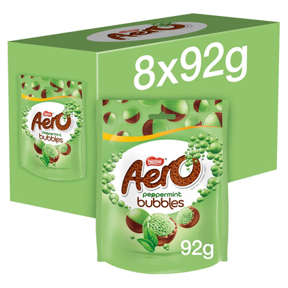 Nestle Aero Peppermint Bubbles Sharing Pouch Bag - 92g (Pack of 8)