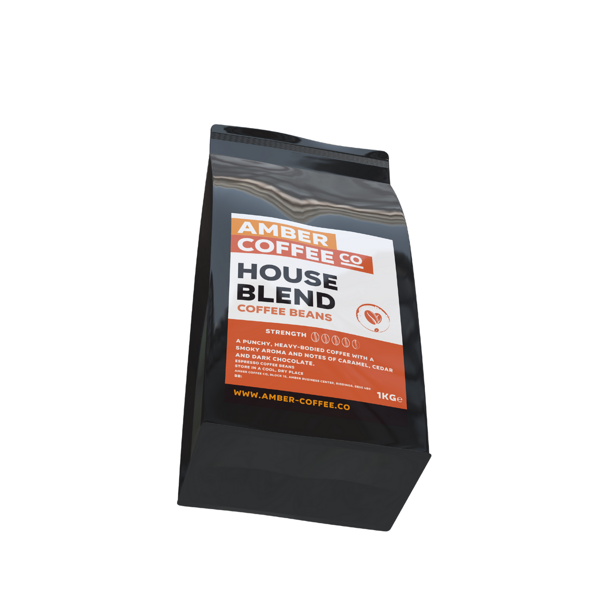 Amber Coffee Co - House Blend - Premium Coffee Beans (Full Case or 1KG Bags)