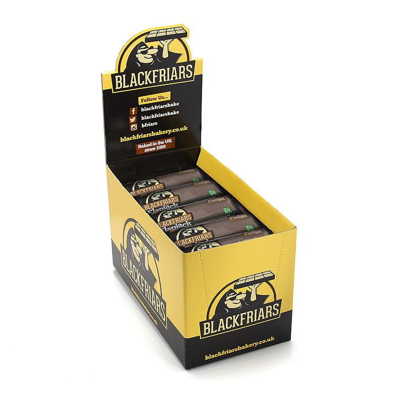 BlackFriars Individually Wrapped Flapjacks - Fudge - Box of 25 - Vending Superstore