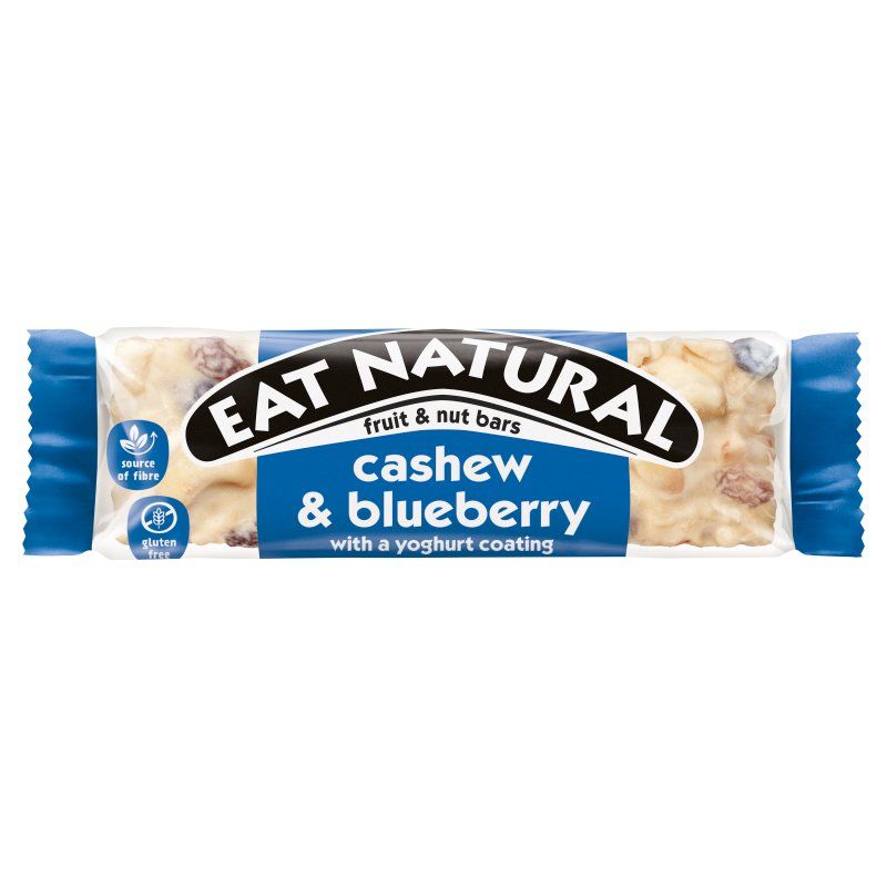 Eat Natural Cashew & Blueberry & Yoghurt Bar - 40g (Box of 12)