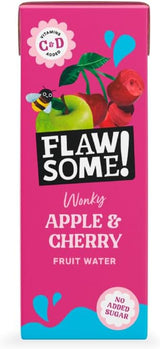 Flawsome! Apple & Cherry Wonky Fruit Water Cartons 200ml (Pack of 27)