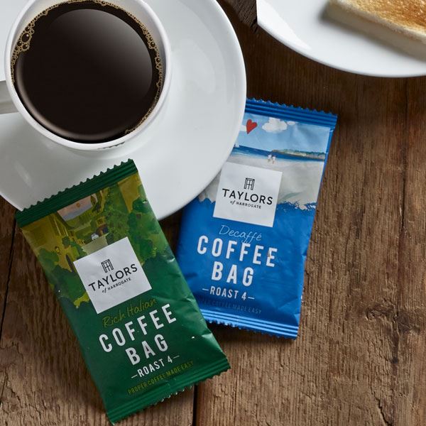 Taylors of Harrogate: Decaf Coffee Bags Individually Wrapped - (Pack of 80)