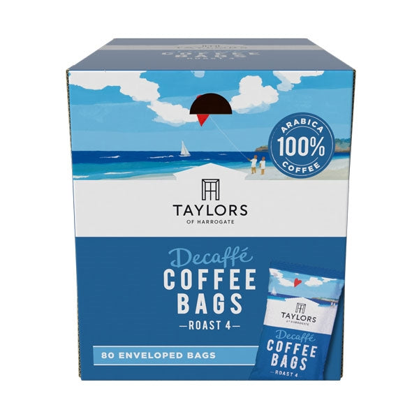 Taylors of Harrogate: Decaf Coffee Bags Individually Wrapped - (Pack of 80)