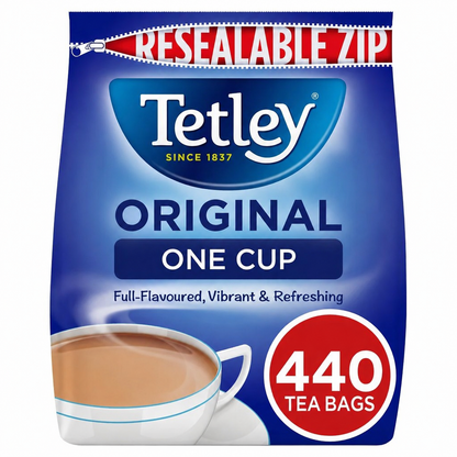 Tetley One Cup Catering Tea Bags - Bulk Pack of 440