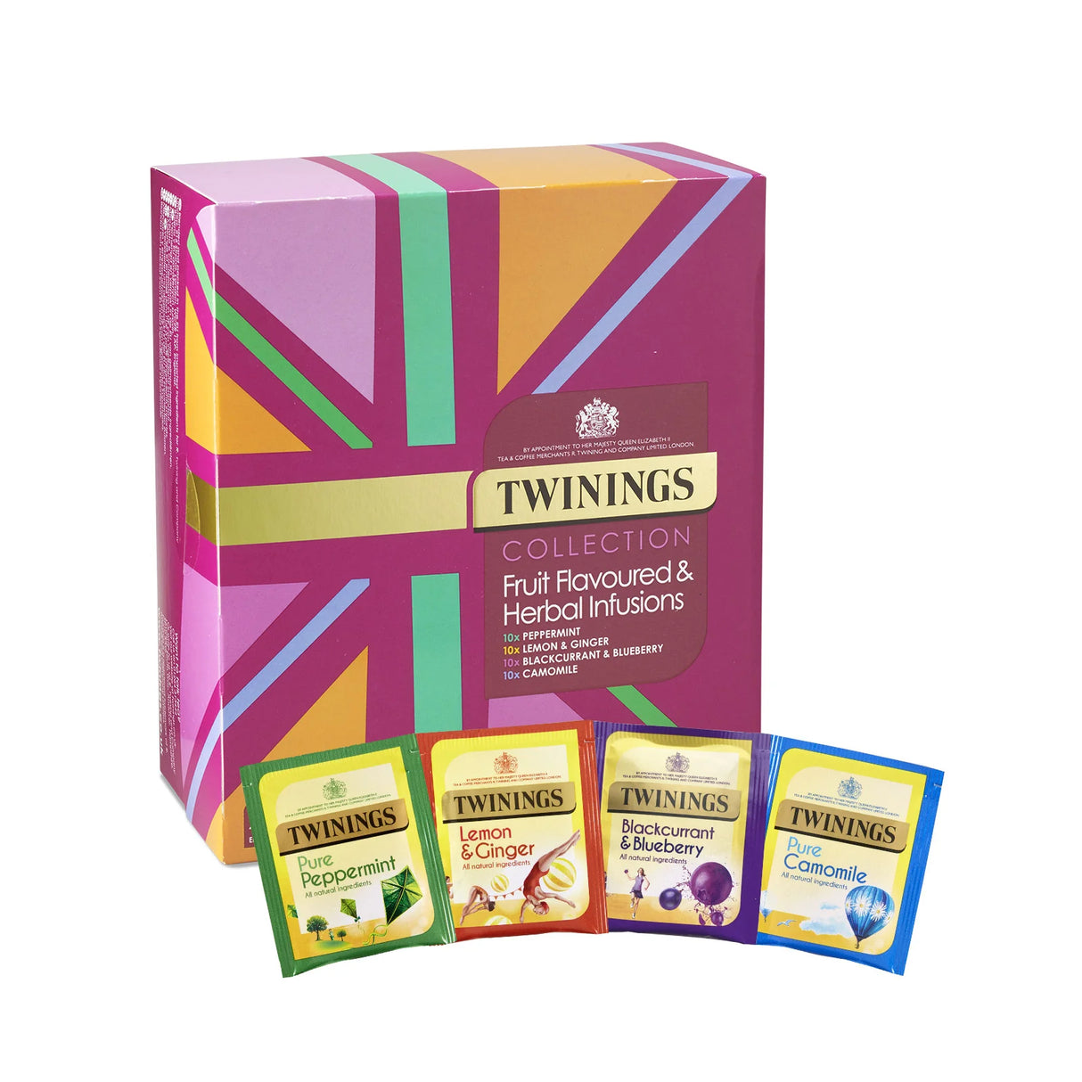 Twinings Fruit Flavoured & Herbal Infusions Gift Box (40 Envelopes) - Vending Superstore