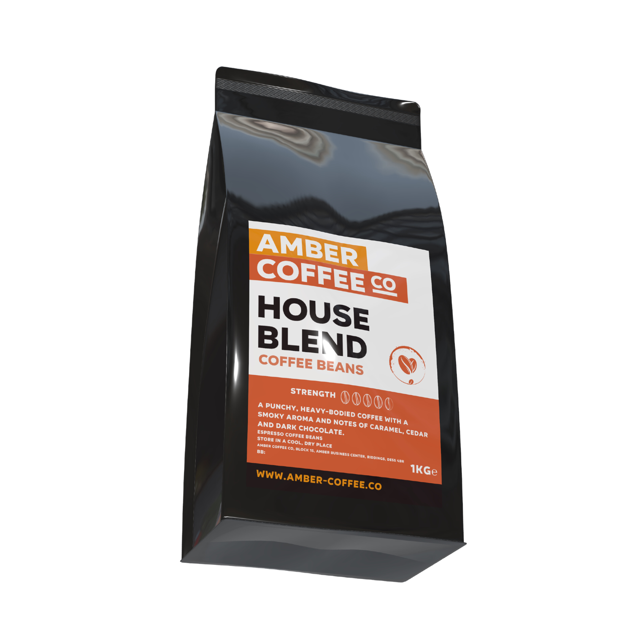 Amber Coffee Co - House Blend - Premium Coffee Beans (Full Case or 1KG Bags)
