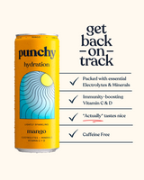 Punchy Hydration Mango - 330ml (Pack of 12)