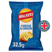 Walkers Crisps: Cheese & Onion - 32.5g (Box of 32)