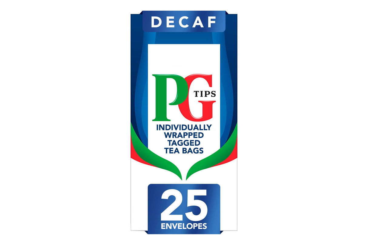 PG Tips: Decaf Tea Envelope Tea Bags - 25 Bags – Vending Superstore
