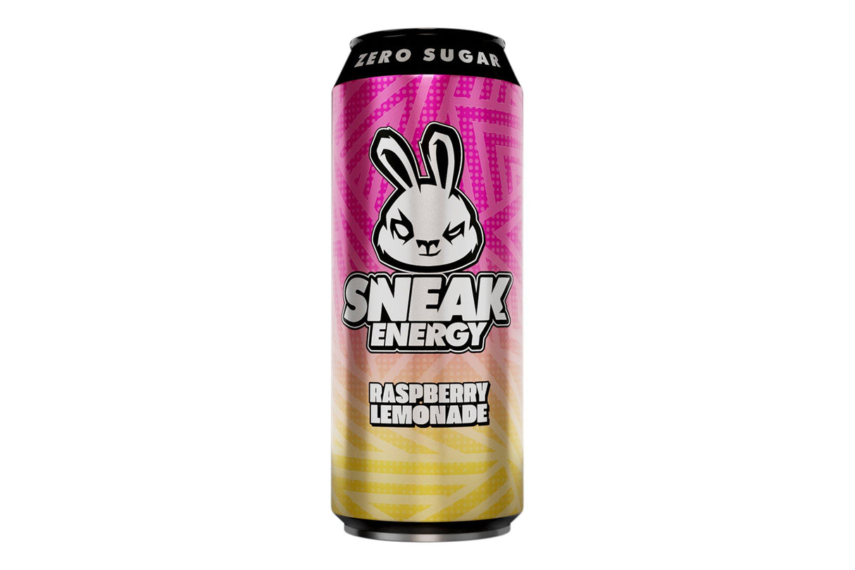 Sneak Energy Raspberry Lemonade 500ml (Pack of 12)