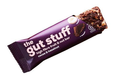 The Gut Stuff Cocoa & Hazelnut High Fibre Bar 35g - Box of 12