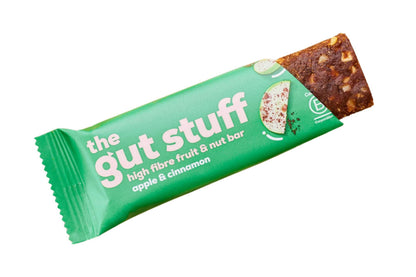 The Gut Stuff Apple & Cinnamon High Fibre Bar 35g - Box of 12