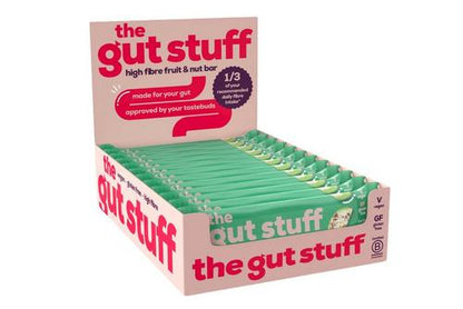 The Gut Stuff Apple & Cinnamon High Fibre Bar 35g - Box of 12