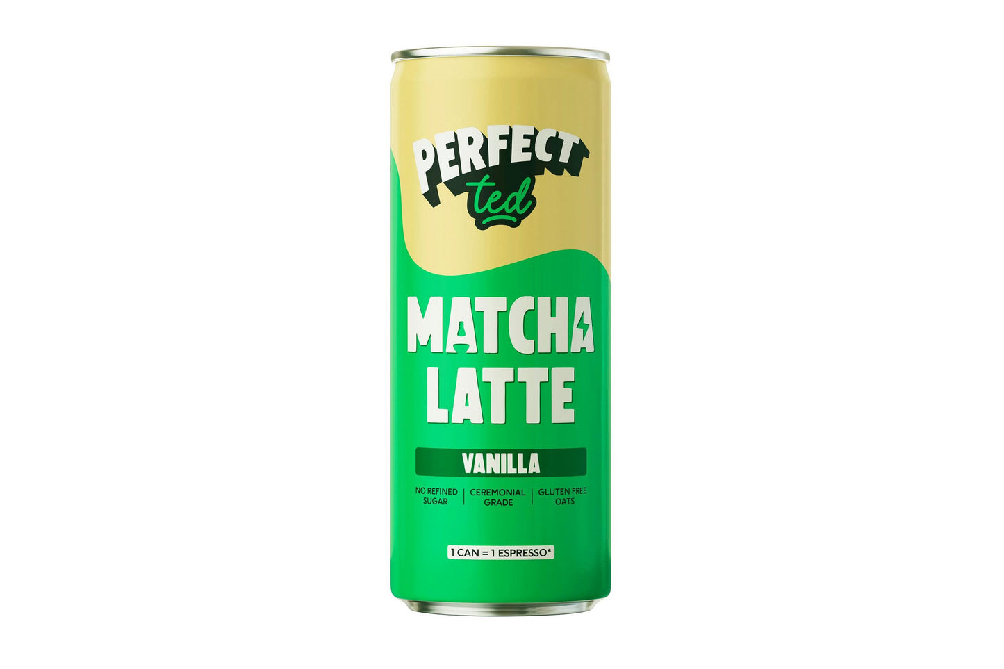 PerfectTed Matcha Latte Vanilla 250ml - Case of 12
