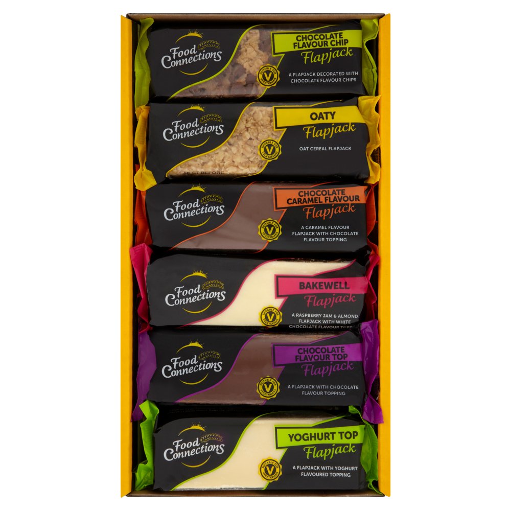 Food Connections Flapjack Luxury Mixed Selection 100g (Pack of 30)