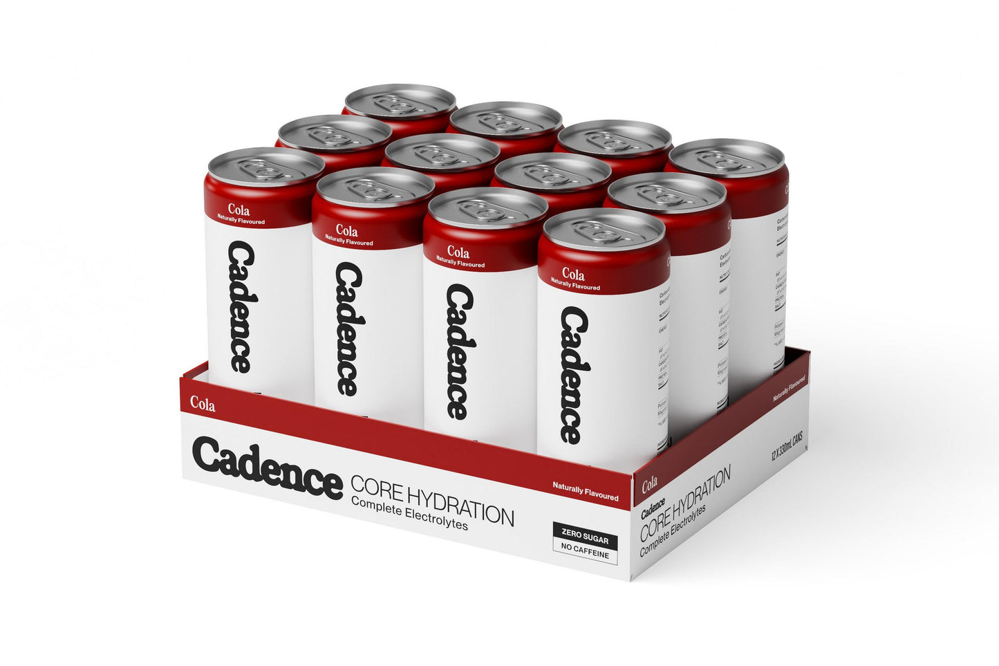 Cadence Cola Zero Sugar Electrolyte Drink 330ml - Case of 12