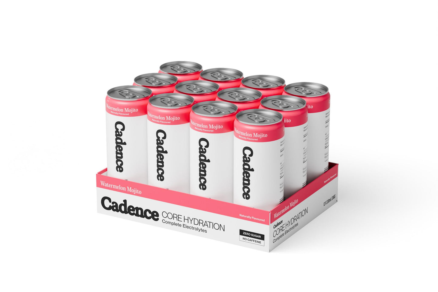 Cadence Watermelon Mojito Zero Sugar Electrolyte Drink 330ml - Case of 12