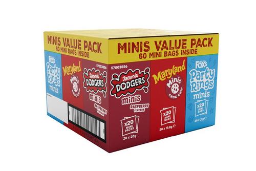 Fox's Mini Biscuits Variety Box - Box of 60
