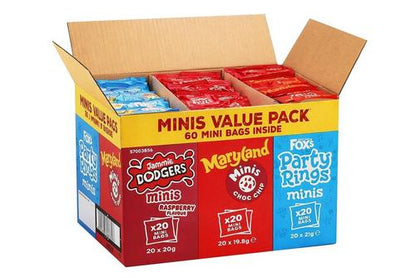 Fox's Mini Biscuits Variety Box - Box of 60