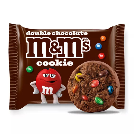 M&M's Individually Wrapped Double Chocolate Giant Cookies - 50g (Box of 20)