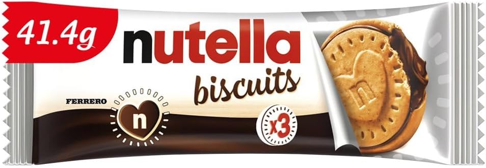 Nutella Ferrero Biscuits x 3 Pack - 41.5g (Box of 28)