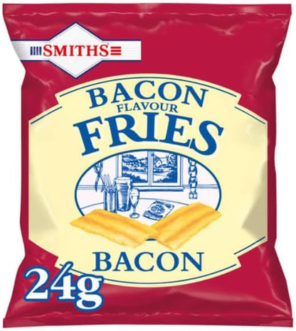 Smiths Bacon Fries Pub Card Snacks - 24g (Pack of 24)