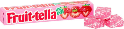 Fruit-tella Strawberry Chewy Sweets With Fruit Juice - 41g (Box of 40)
