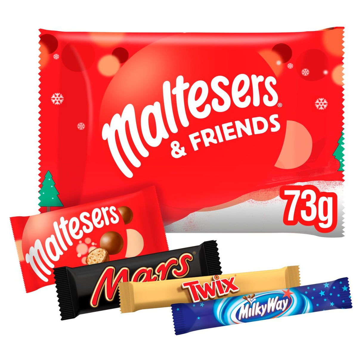 Maltesers & Friends Small Christmas Selection Box 73g (Pack of 12)