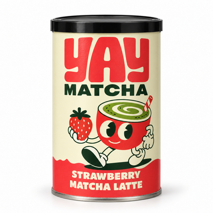 YAY Matcha Strawberry Matcha Latte 250g Tin