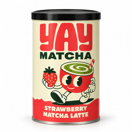 YAY Matcha Strawberry Matcha Latte 250g Tin
