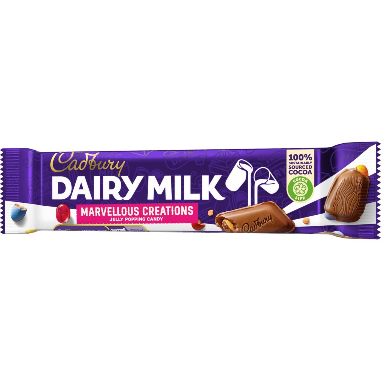 Cadbury Dairy Milk Marvellous Creations Jelly Candy Bar - 24x47g - Vending Superstore