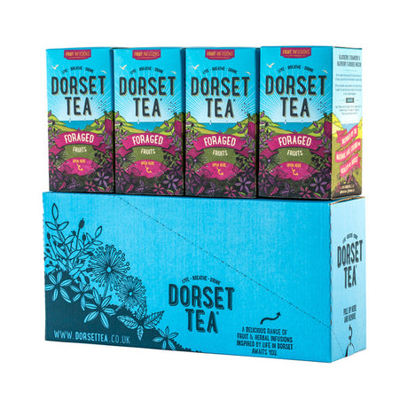 Dorset Tea: Foraged Fruits - Individually Wrapped Envelope Tea Bags - (Box of 20)