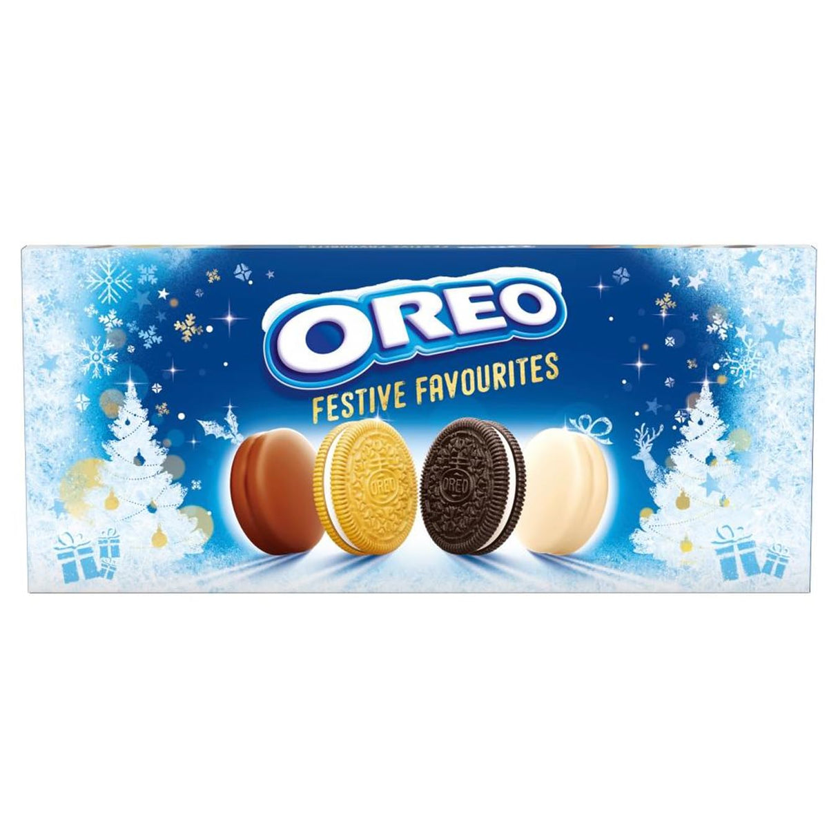 Oreo Festive Favourites Cookies Sandwich Biscuits 170g Selection Box (Individually Wrapped)