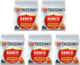 Tassimo Kenco Cappuccino Coffee Pods, 8 Capsules (Pack of 5)