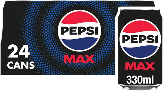 Pepsi Max - 330ml Cans (Case of 24)