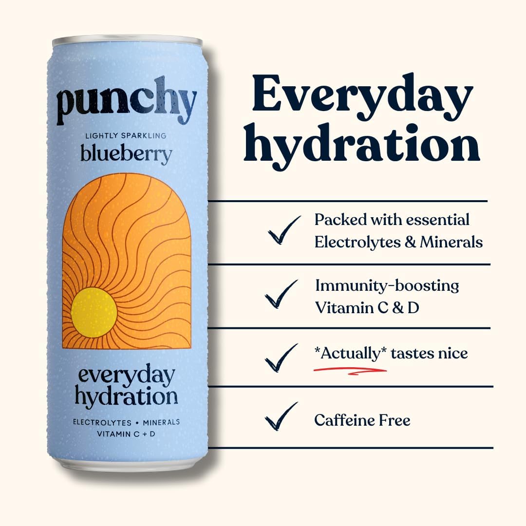Punchy Hydration Blueberry - 330ml (Pack of 12)