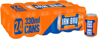 Irn Bru Cans - 330ml (Pack of 24)