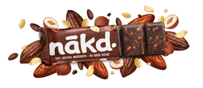 Nakd Cocoa & Hazelnut Protein Bar - Vegan - Healthy Snack - 45g (Box of 16)