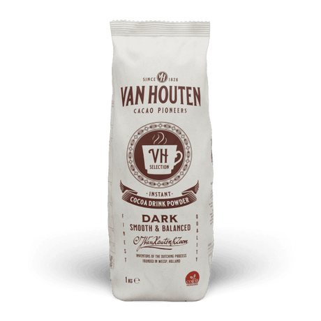 Van Houten VH Selection Dark Vending Machine Hot Chocolate (16% Cocoa, Dark) - 1kg Bag Or 10 x 1kg Case - Vending Superstore