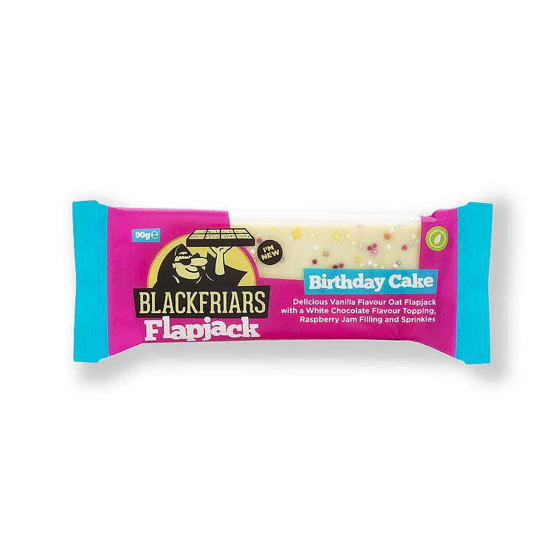 BlackFriars Individually Wrapped Flapjacks - Birthday Cake - Box Of 25 - Vending Superstore