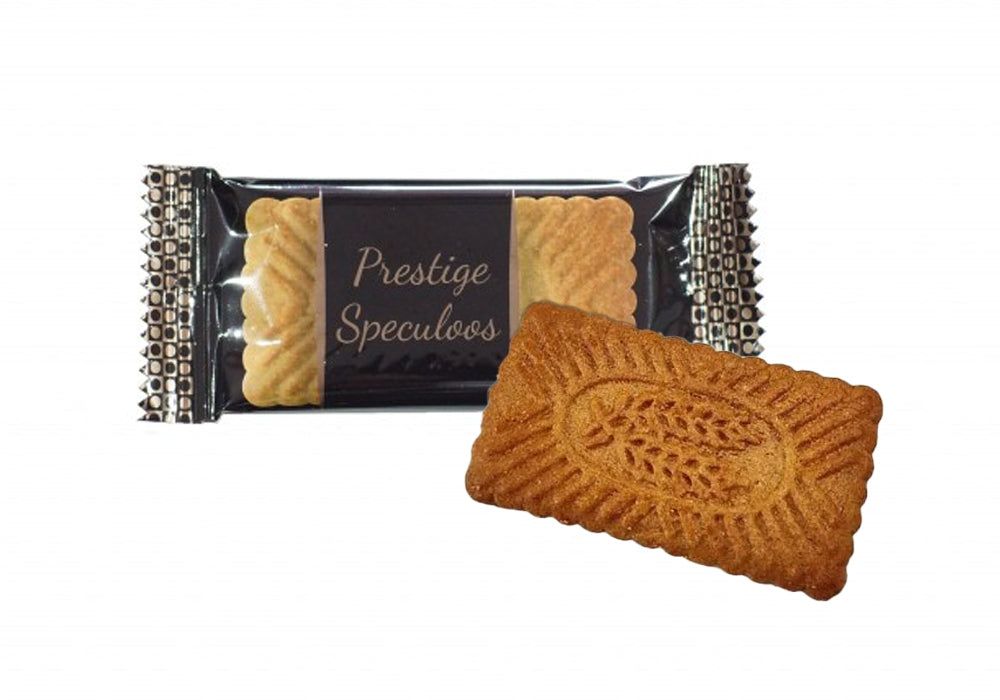 Prestige: Individually Wrapped Caramelised Speculoos Biscuit Portion Packs - (Box of 300)