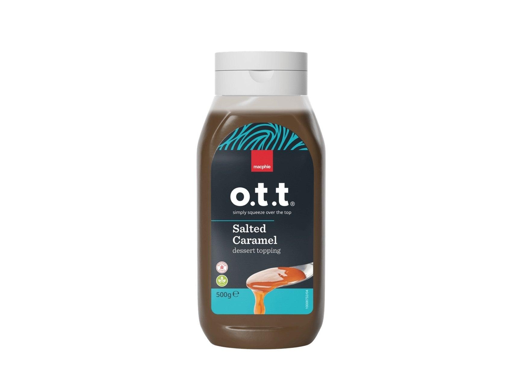 OTT Salted Caramel Sauce Desert Topping Sauce (500g) - Vending Superstore