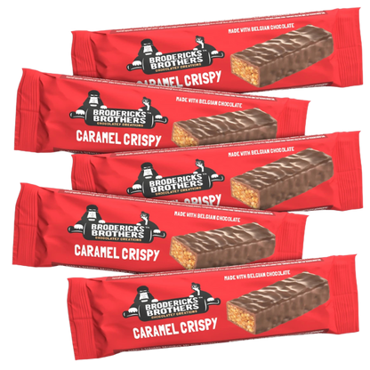 Broderick’s Salted Caramel Crispy Bars - 50g (Box of 20)