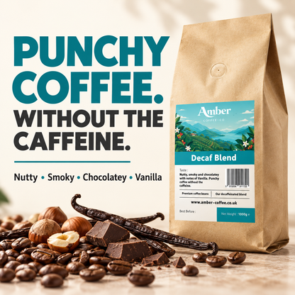 Amber Coffee Co Decaf Blend Coffee Beans - 1kg
